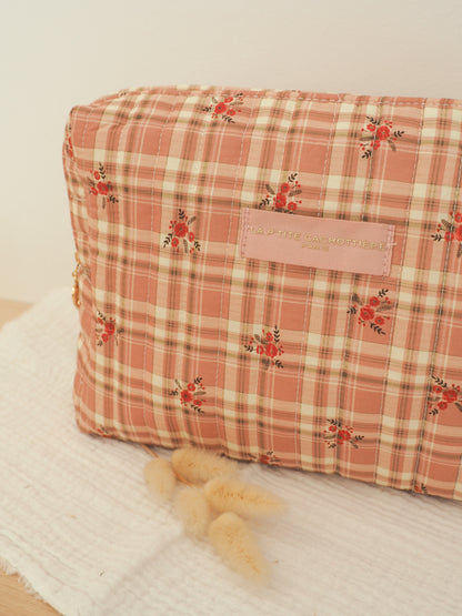 Trousse de toilette rose