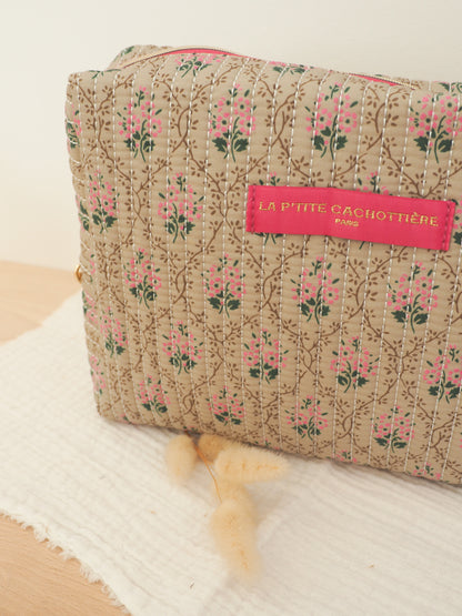 Trousse de toilette beige