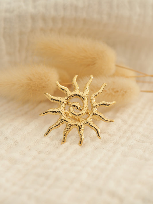 Bague soleil maxi