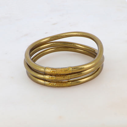 Jonc bouddhiste • Dark antic gold