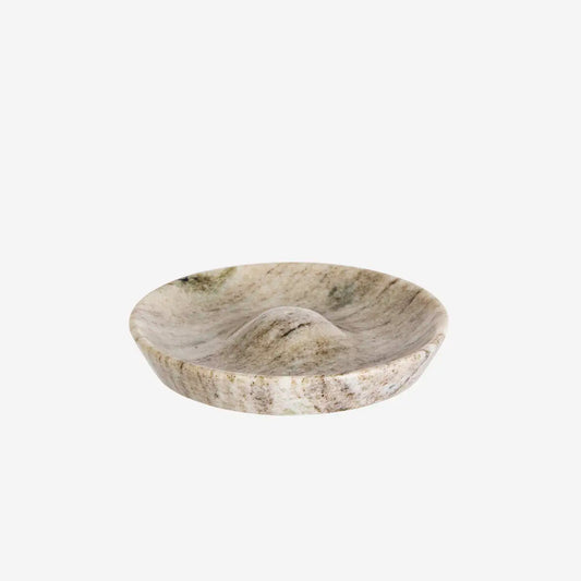Porte encens marbre beige