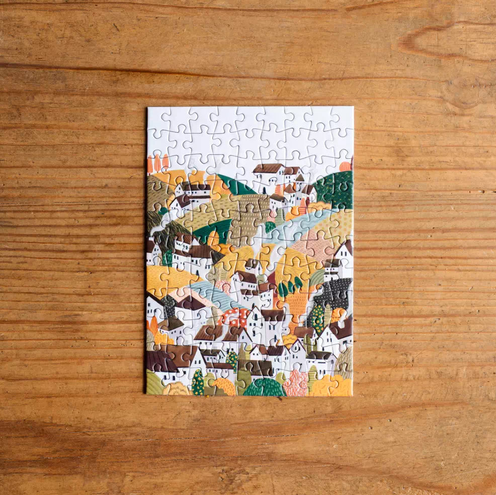 Puzzle 99 pcs • Autumn village