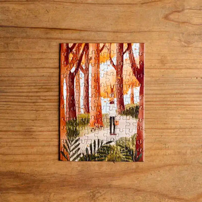 Puzzle 99 pcs • Balade en forêt