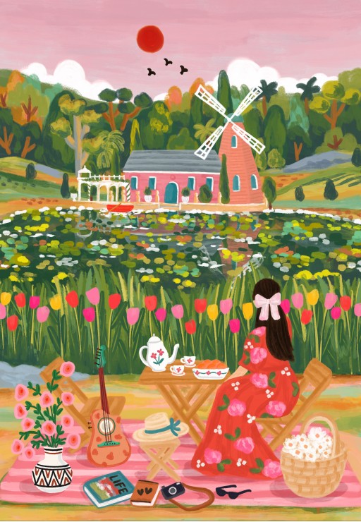 Puzzle 1000 pcs • Au Lac