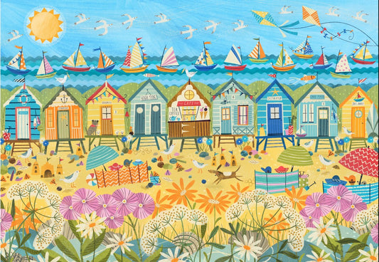 Puzzle 1000 pcs • Cabanes de plage