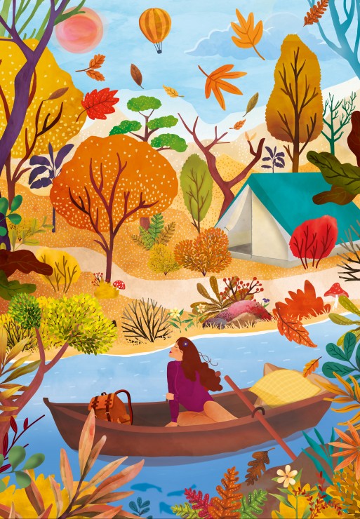 Puzzle couleurs d'automne