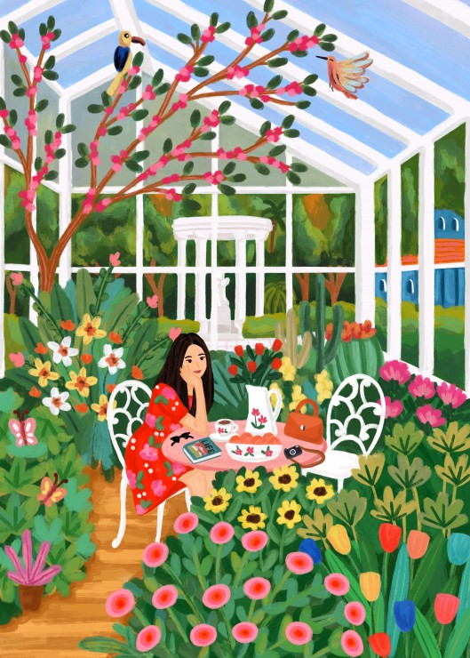 Puzzle 500 pcs • Dans la serre