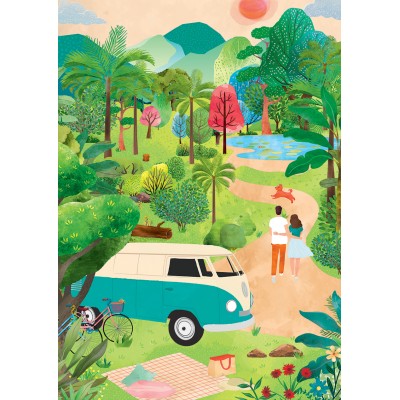 Puzzle 1000 pcs • Voyage d'été