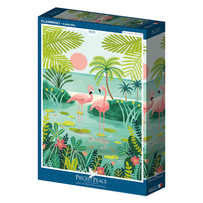 Puzzle 500 pcs • Flamant