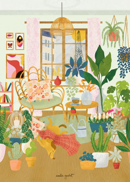 Puzzle intérieur cosy