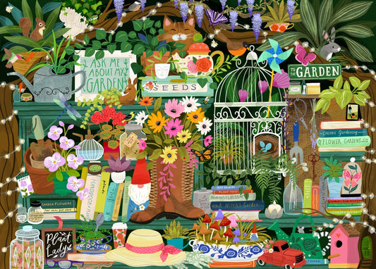 Puzzle la bibliothèque du jardinier