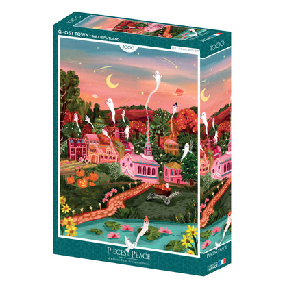 Puzzle ville d'Halloween