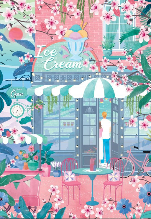 Puzzle magasin de glaces