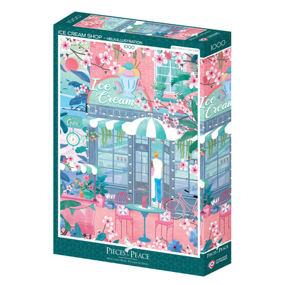Puzzle magasin de glaces