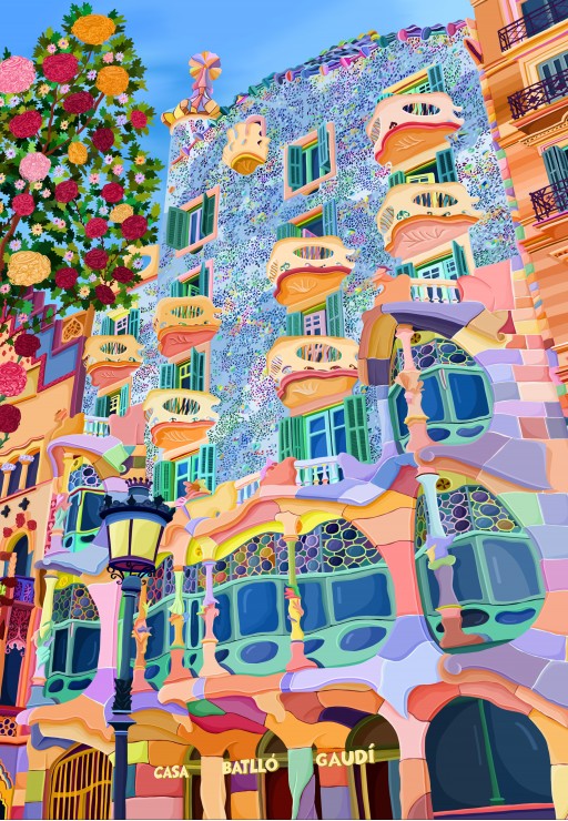 Puzzle 1000 pcs • Magnifique Barcelone