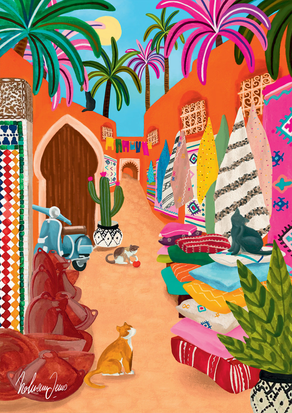 Puzzle 1000 pcs • Souk de Marrakech
