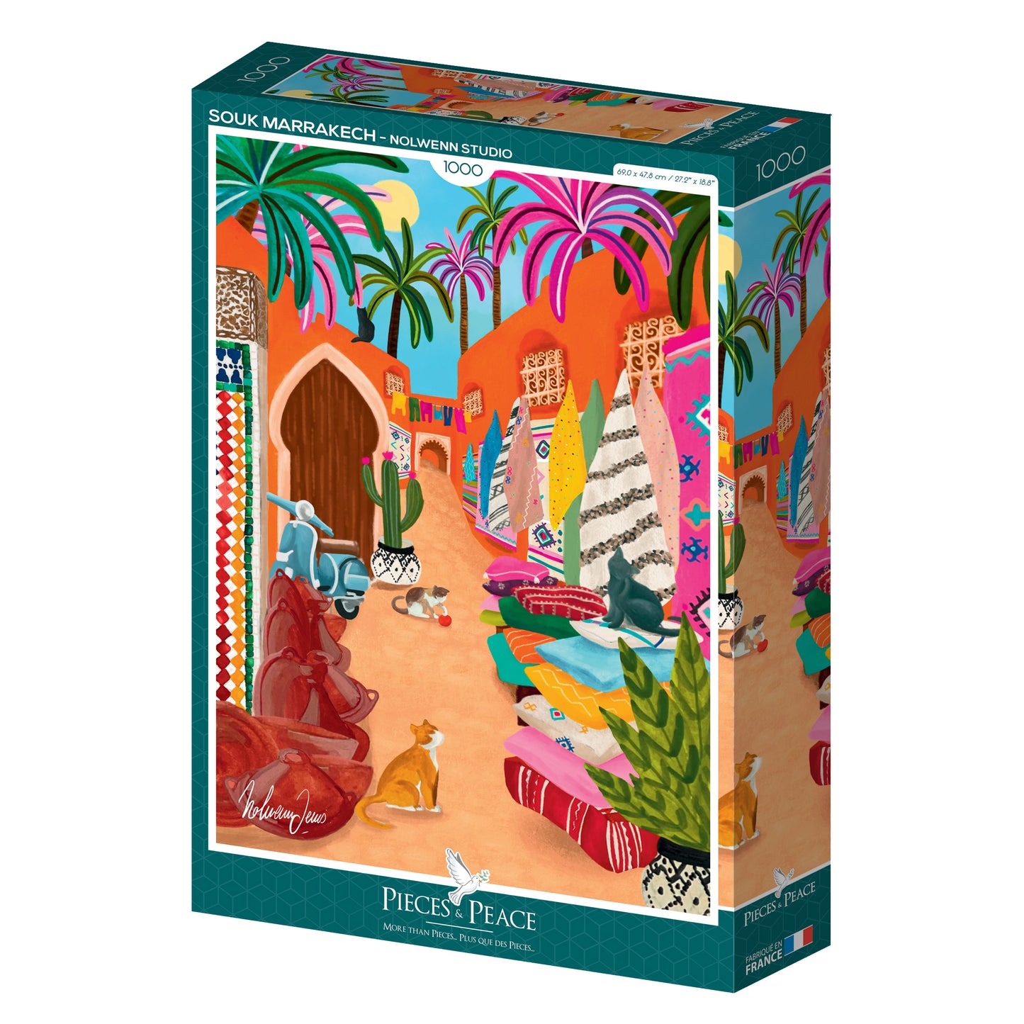 Puzzle 1000 pcs • Souk de Marrakech
