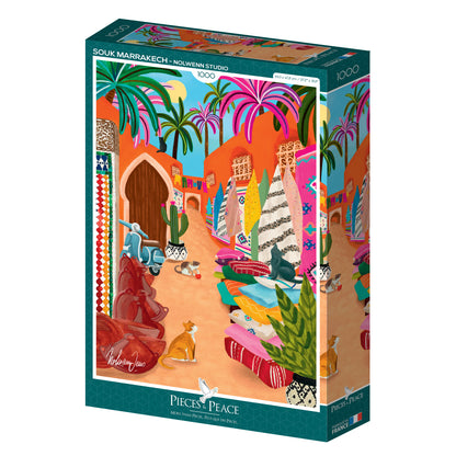 Puzzle 1000 pcs • Souk de Marrakech