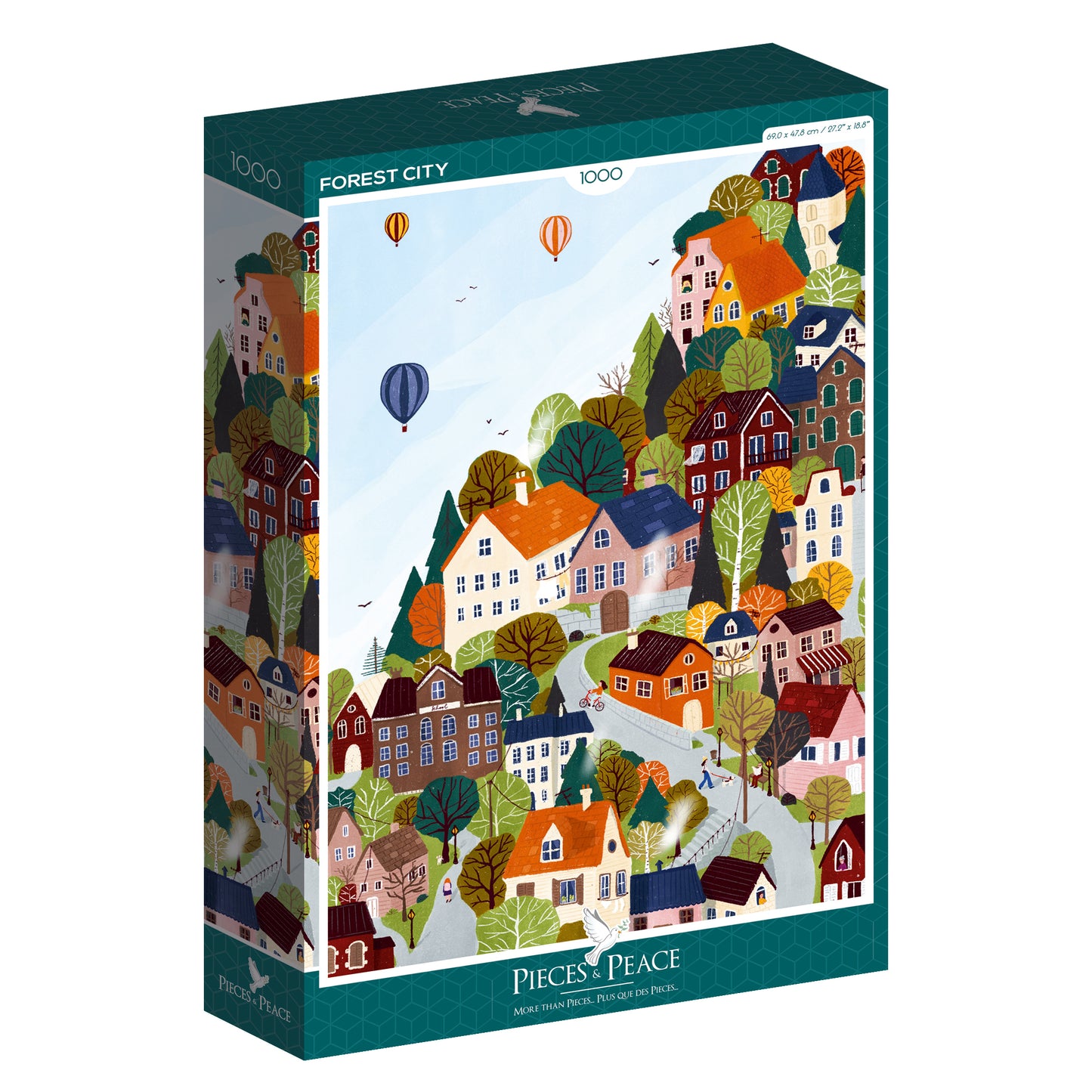 Puzzle ville forestière